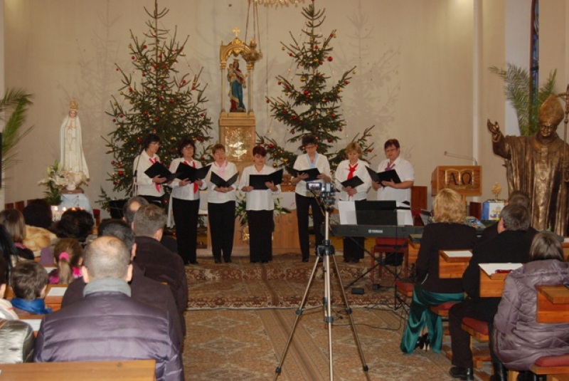 Vystúpenie  skupiny Bazsarózsa-Jótékonysági koncert Szentmárián