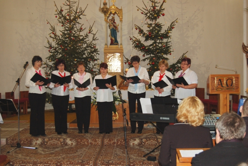 Vystúpenie  skupiny Bazsarózsa-Jótékonysági koncert Szentmárián