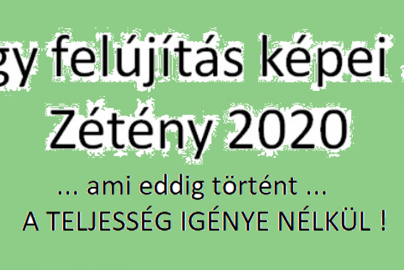 Egy felújítás képei ...2