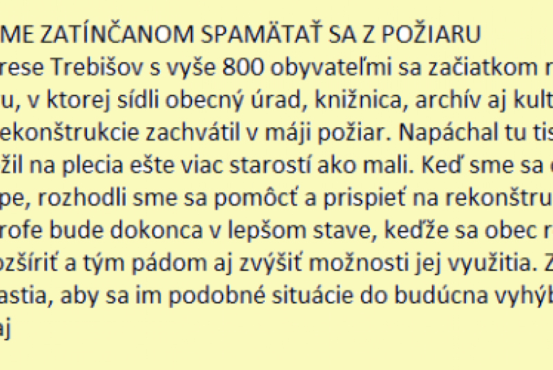 Návšteva predsedu VÚC v Zatíne  - A megye elnökének látogatása 