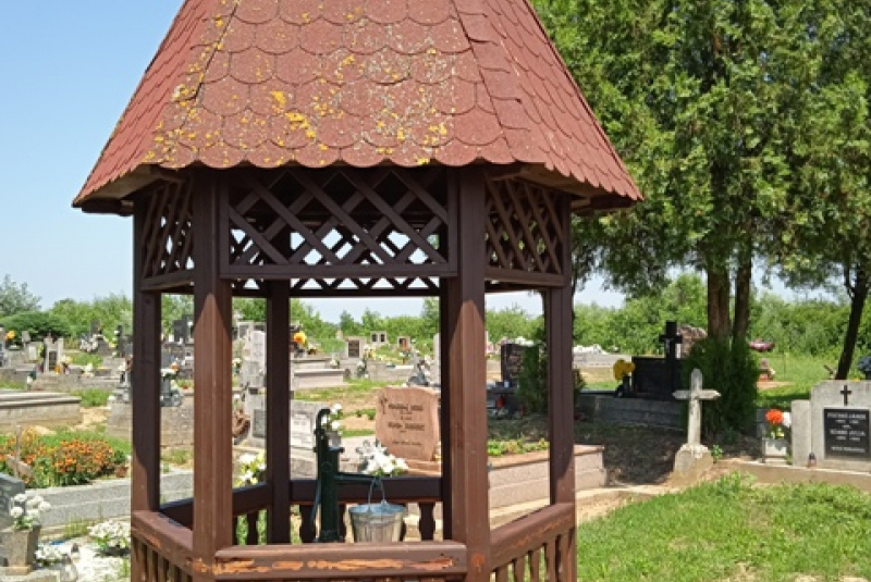 Felújítás a temető területén - Na cintoríne