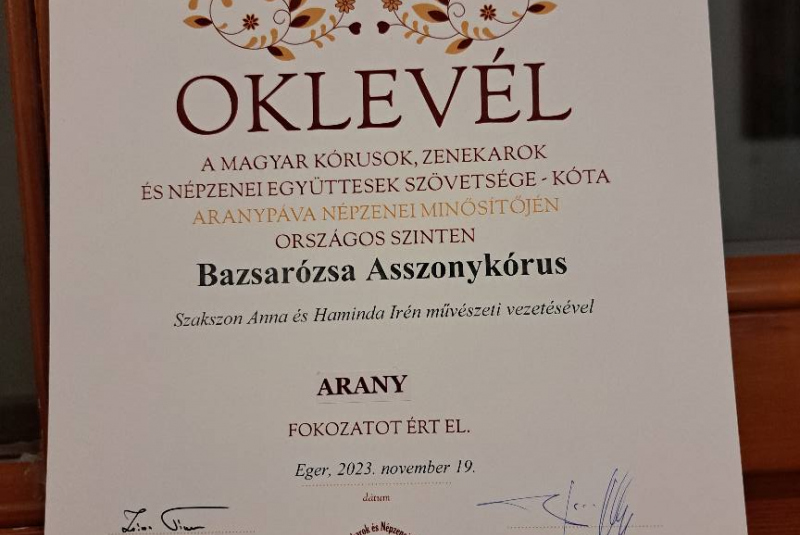 Úspechy ženskej skupiny - Az asszonykórus sikerei