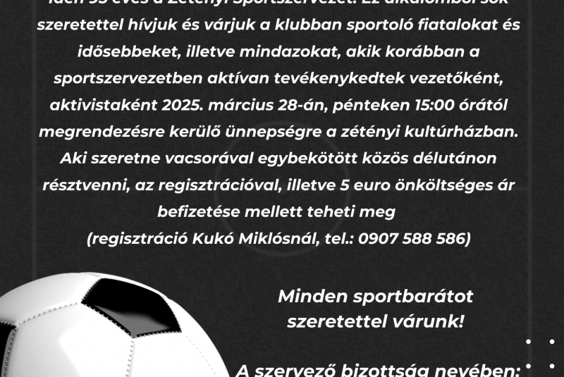 95 éves a sport