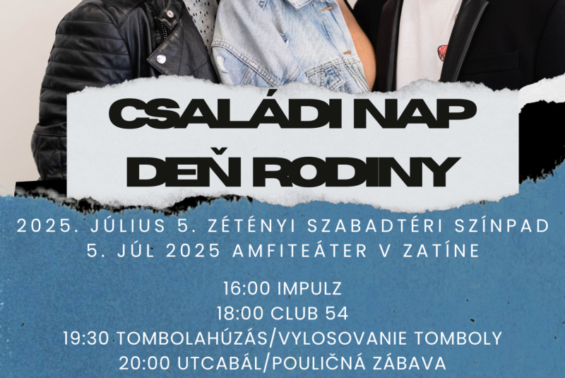 CSALÁDI NAP - DEŇ RODINY